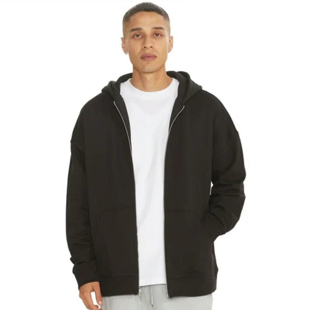 No Boundaries Black Zip-Up Hoodie